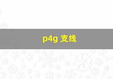 p4g 支线